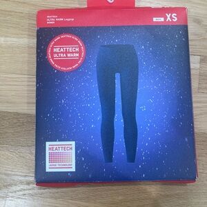 💙 NWT UNIQLO Heattech Ultra Warm navy blue leggings